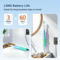 thumbnail image 6 of Fairywill D7s Sonic Electric Toothbrush for Adults, Rechargeable with 6 Dupont Brush Heads, 47000 VPM, 5 Modes, Fast Charge,60-Day Battery, IPX7 Waterproof, Blue, 6 of 10