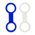 thumbnail image 2 of GARENDE 6x2 Pieces Scuba Diving Silicone Snorkel Keeper Retainer Clear and Blue, 2 of 7