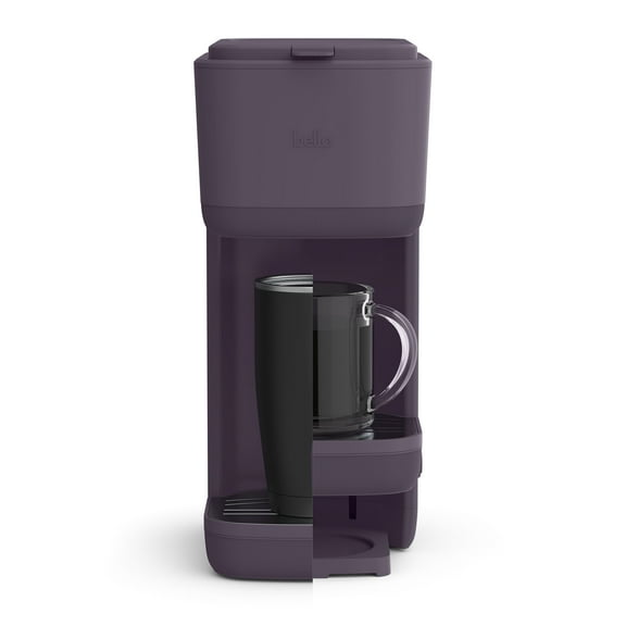bella Single-Serve Coffee Maker, Plum