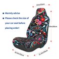 thumbnail image 3 of Wukai Paisley Full Set Car Seat Covers with Soft Padding Universal Auto Front Seats Protector and Cushion Mat, 3 of 5