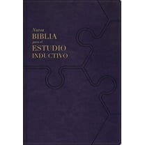 Nbla, Nueva Biblia Para El Estudio Inductivo, Leathersoft, Interior a DOS Colores, Morado, Comfort Print, (Hardcover)