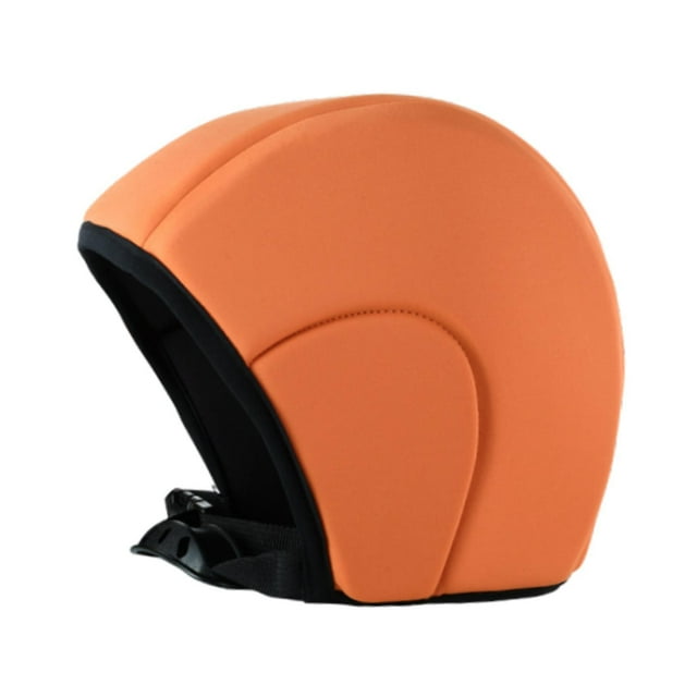Gorro de natación flotante con cubierta para la cabeza gorro de baño para principiantes en la piscina y deportes acuáticos Naranja shamjiam
