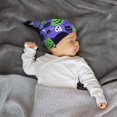 thumbnail image 4 of Sikiie Cute Halloween Baby Newborn Hats, Infant Knotted Baby Hat, Beanie Top Knot Caps for Baby Boys Girls, 4 of 5
