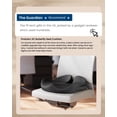 thumbnail image 2 of Cojín para asiento Cojín ergonómico de espuma viscoelástica Cojín para coxis Cojín para oficina Cojín para automóvil, 2 of 8