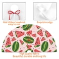 thumbnail image 4 of Rateoe Watermelon Print Christmas Tree Skirt 36" for Xmas Holiday New Year Party Circle Tree Mat Ornaments Decoration, 4 of 7