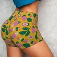 thumbnail image 3 of Picia Strawberry Printed Workout Shorts for Women Seamless Scrunch Butt Lifting High Waisted Yoga Gym Booty Running Moisture-wicking Short Pants-XX-Large, 3 of 9