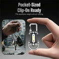 thumbnail image 3 of Portable Rechargeable Bright Keychain Flashlight with Strong Light Pocket Size LED Flashlight Keychain Accessories Charger Mini Tiny EDC Rechargeable Phone Key Chain Light, 3 of 10
