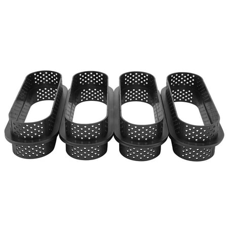 

Oval Shape Cake Ring Plastic Perforated DIY Dessert Mould Fruit Baking Molds Cooking Baking Tool 8 Pcs