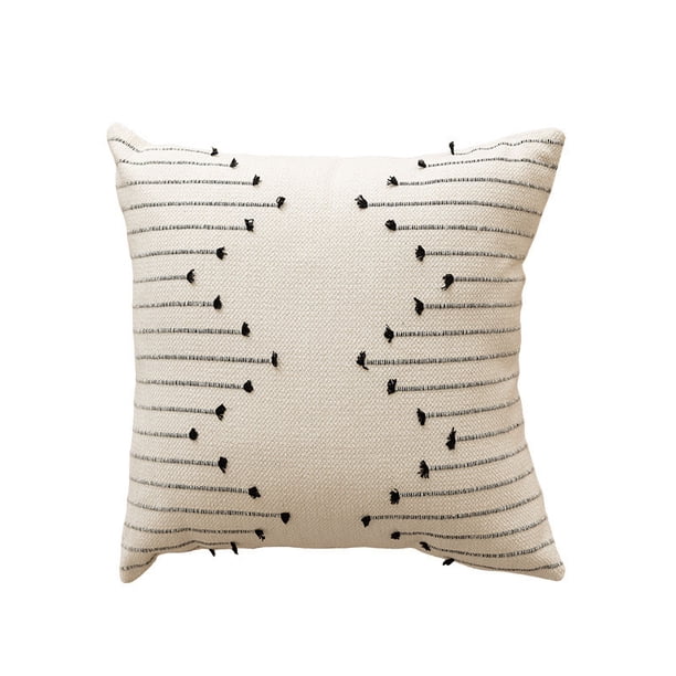 Yhmxh Fundas para cojines decorativos, 2 juegos de tela, estilo bohemio, para decoración del hogar, 45 x 45 cm (18 x 18 pulgadas).