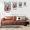 thumbnail image 5 of Merry Christmas Yorkshire Terrier Enjoys Woofmas Winter Xmas Holiday Vertical Matte Canvas Poster Yorkie Dog Lover Gifts Wall Art Home Decor - 02022, 5 of 5