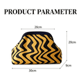 thumbnail image 2 of Duryarhall Knitted Cosmetic Bag Magnetic Makeup Pouch, Large Capacity Travel Toiletry Organizer, Portable Clutch Bag for Women, 2 of 5