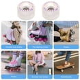 thumbnail image 3 of KAKOWELY Roues de Patin à Roulettes 2 Pcs Roues de Patin à Roulettes avec Roulements Roues de Planche à Roulettes Lumineuses pour Patinage à Double Rangée et Accessoires de Planche à Roulettes, 3 of 5