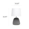 thumbnail image 3 of Simple Designs Round Concrete Table Lamp, 3 of 8