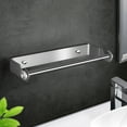 FWohh Clearance! Wall Mounted Stainless Steel Kitchen Roll Holder No