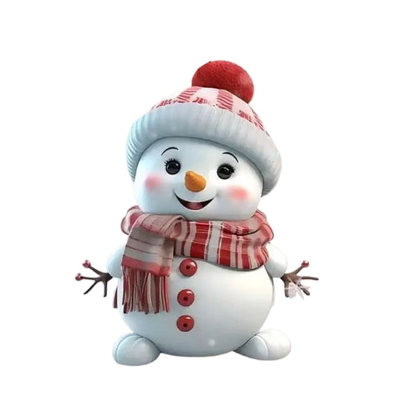 Clearance Sale Christmas Snowman Acrylic Hanging Pendant Cute Frosty Figure For Xmas Tree Window Mantel And Holiday Home Decoration For Every Home