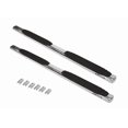 thumbnail image 1 of Go Rhino Nerf Bar 684409987PS OEM Xtreme; With Step Pads; 4 Inch Oval Straight; Polished; Stainless Steel; With Welded End Caps; Rocker Panel Mount, 1 of 2