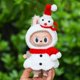 thumbnail image 5 of 17cm lindo Mini ropa de muñeca de peluche accesorios de atuendo para Corea Kpop Exo Labubu Idol muñecas oveja ganso ropa de perro regalo DIY, 5 of 5