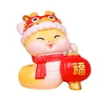 thumbnail image 3 of Fancyes Cute Snake Statue Spring Festival Decor Holiday Gift Centerpiece Table Decoration Chinese New Year Decor for Bookshelf Indoor B, 3 of 8