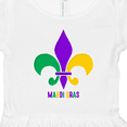 thumbnail image 4 of Inktastic Mardi Gras Fleur De Lis Girls Toddler Dress, 4 of 5