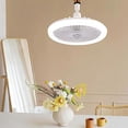 thumbnail image 3 of Mistaha Flush Mount Ceiling Fan,2 in 1 Ceiling Fan with Lights, Silent Motor and Timer, 3 of 7