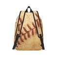 thumbnail image 3 of Balery Vintage Baseball Vintage Canvas Backpack for Men and Women - Large Capacity, Durable Travel Laptop Bag for School, Work, Hiking, and Outdoor Activities, 3 of 7