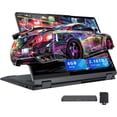 thumbnail image 1 of Lenovo IdeaPad Flex 5i 14" WUXGA Touch 2-in-1 Laptop, Intel i5-1235U, 8GB LPDDR4X, 2.16TB Storage (2TB SSD + 160GB Docking Station Set), Backlit Keyboard, Fingerprint Reader, FHD Camera, Win 11, Gray, 1 of 9
