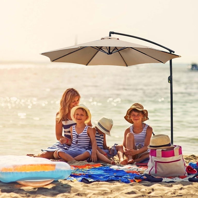 canvas patio umbrella wooden The Wooden™ super bright Option:Electric Yellow Cheetah Beach Umbrella The sturdy metal base