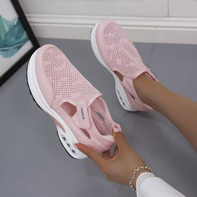 LSLJS Nouvelles Chaussures Décontractées pour Femmes, Style Sport, Ajourées, Mode et Personnalité, Espadrilles pour Femmes