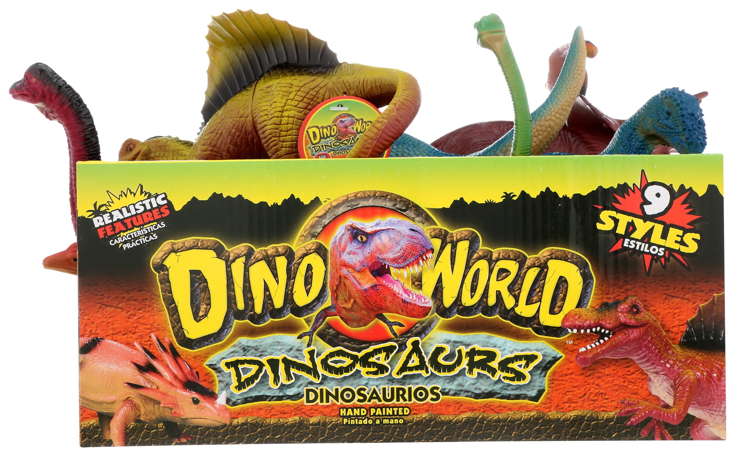 Pack of 12, Ja-Ru Dino-World Dinosaurs, 1 ea