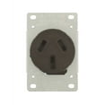 thumbnail image 4 of Leviton R20-05206-S10 Electrical Receptacle, 3 -Pole, 125/250 V, 50 A, NEMA: NEMA 10-50R, Black, 4 of 4