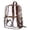Coffee, variant on Clear Transparent Backpack for School, Large Capacity Waterproof See Through Daypack, Color Clear Backpack for Stadium Travel Outdoor Activities Orange