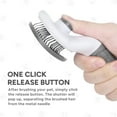 thumbnail image 7 of Cat Brush with Release Button - Effective Hair Removal Tool for Indoor Pets with Long or Short Hair, Say Goodbye to Loose Fur and Tangles, 7 of 7