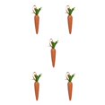 thumbnail image 3 of Tholdsy Holiday Decorations Artificial Decorative Supply Easter Ornaments Festival Supplies Carrots Pendants Toys Decor Household Naranja 5Conjunto, 3 of 6