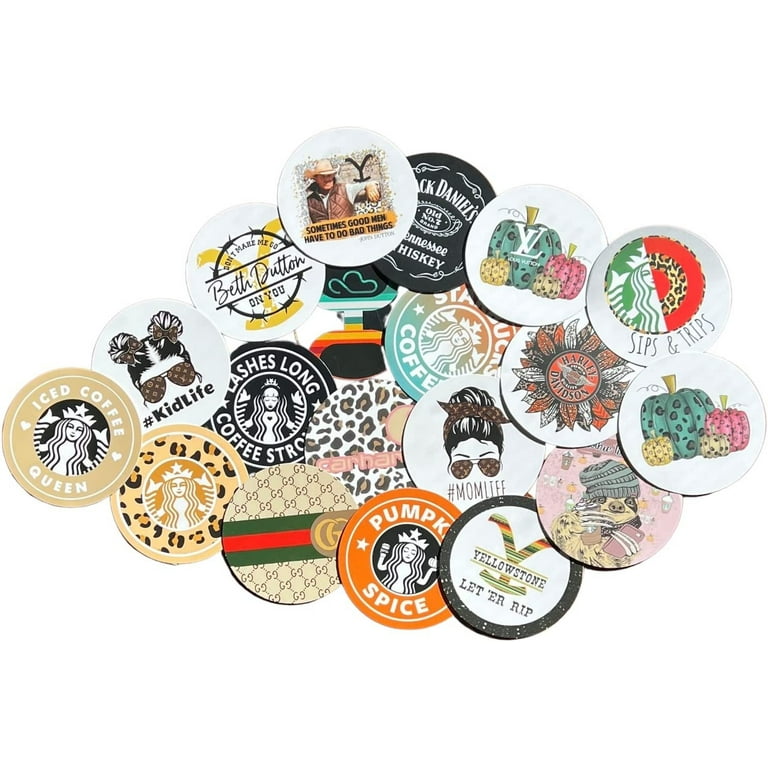 Lashicorn Freshie Mama Mom Cardstock Cutouts Rounds 2.5 inch for Freshies Random Mix | 12 Pk | for Scented Aroma Beads Bake with Mold F