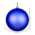 thumbnail image 2 of Vickerman 12" Periwinkle Matte Ball Ornament, 2 of 5
