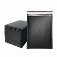 thumbnail image 1 of bubble mailers, padded mailing bags, poly mailers, black, 11x15cm, 1 of 5