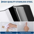 thumbnail image 5 of Slim Step-On Stainless Steel Trash Can Combo – 12 Gallon – Removable Inner Buckets – Soft-Close Lids – Space-Saving – Ideal for Kitchen, Bathroom, Office, 5 of 7