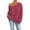 1# Hot Pink, variant on Off The Shoulder Sweatshirt for Women Fall Winter Sweaters Oversized Long Sleeve Crewneck Pullover Sweater Lightweight Casual Clothes