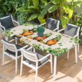 thumbnail image 2 of St. Patrick's Day Table Cloths for 3 Foot Rectangle Tables, Green Gnomes Lucky Shamrocks Vintage Patio Waterproof Elastic Fitted Tablecloths, Washable Rectangular Table Cover for Camping, 2 of 8