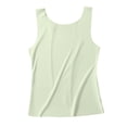 thumbnail image 5 of IFNWSV Camisole Tops for Women U Neck Sleeveless Solid Color Lightweight Layering Basic Cami Top Green S, 5 of 6