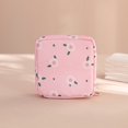 thumbnail image 1 of Bolsas de almacenamiento de tampones para mujer, Mini BOLSA DE ASEO para toallas sanitarias, neceser de viaje para cosméticos y maquillaje, Stranger Things Fivean unisex, 1 of 2