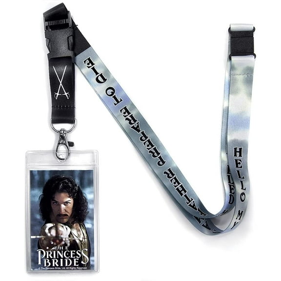 The Princess Bride Reversible Lanyard with Breakaway Clip and ID Holder