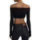 thumbnail image 5 of Sexy Casual Tops Un tipo de camisas transparentes de un cuello Tops Moda S XL Ropa diaria FLhrweasw Para estrenar, 5 of 8