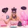 thumbnail image 3 of Molagu Birthday Photo Booth Props Kit Party Favors Magic Purple Glitter Happy Birthday 38 Pieces, 3 of 8