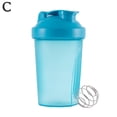 thumbnail image 1 of 400ml Shaker Cup, Leak-proof Protein Powder Milkshake Mixing Cup with Mixing Ball, BPA-free Plastic, 1 of 6
