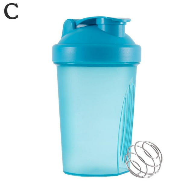 400ml Shaker Cup, Leak-proof Protein Powder Milkshake Mixing Cup with Mixing Ball, BPA-free Plastic
