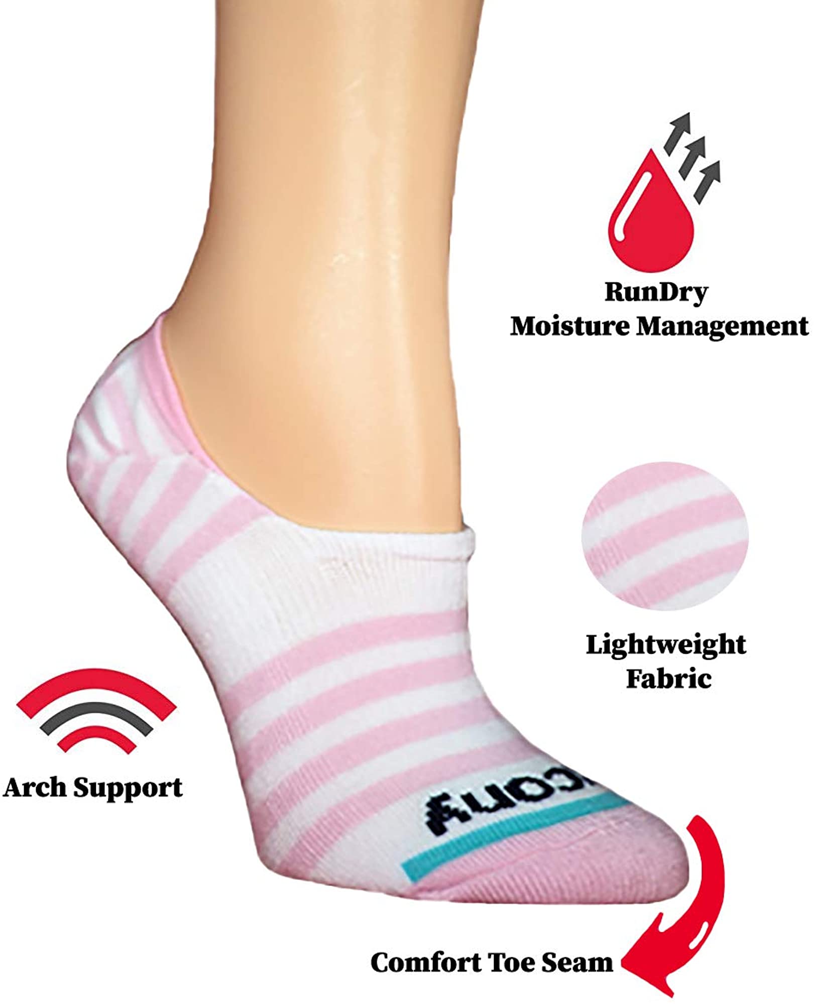 saucony invisible liner socks