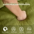 thumbnail image 4 of Giant Bean Bag Couch for Adults, Ultra Soft Fluffy Loveseat Bean Bag Sofa, Oversized Chase Lounge Chair Indoor for Living Room Bedroom, No Assembly Required Cozy Reading Chair with Pillows, Green, 4 of 6