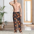 thumbnail image 2 of Yiaed Sunflowers Print Men's Lounge Pants, Loose PJ Bottoms, Long Pajama Pants for Men-XX-Large, 2 of 6