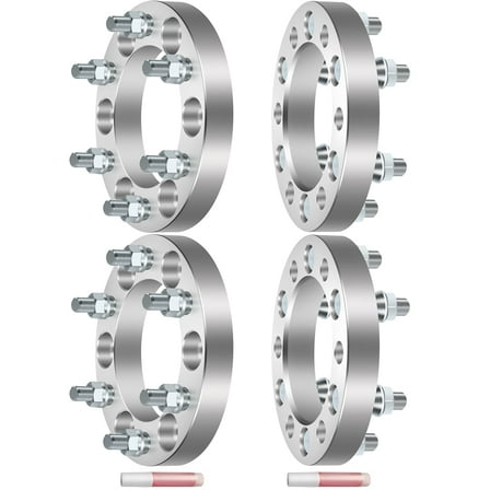 ECCPP 2X 1 inch 6x5.5 to 6x5.5 Wheel Spacers 6 Lug 6x139.7mm to 6x139.7mm 12x1.25 Studs 108mm ID Fits select: 2004-2015 NISSAN TITAN, 1998-2004 NISSAN FRONTIER
